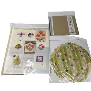 Hanko Designs Pearl Metallic Paper Quilting Green Washi Japanese Yuzen Lot 3